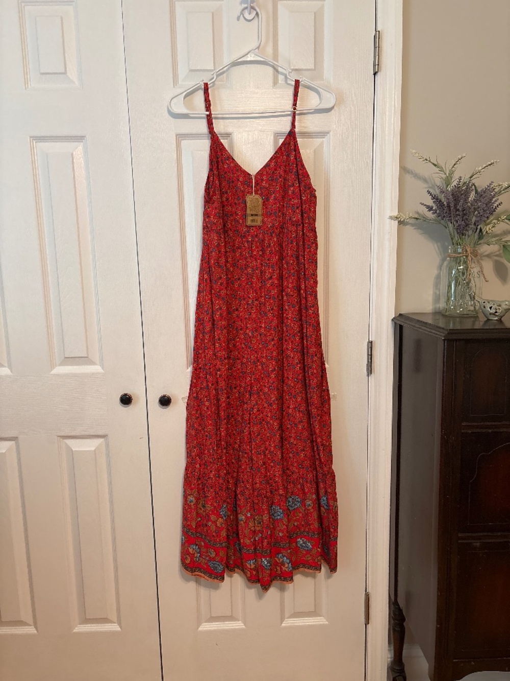 Natural Life Zoe wide leg floral jumpsuit M